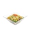 Smarty Had A Party 4 qt. Clear Square Plastic Serving Bowls (24 Bowls), 24PK 7922-CASE - alternate 2